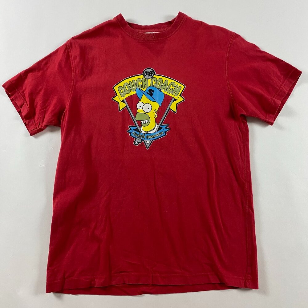 Vintage 2003 Homer Simpson The Simpsons T Shirt Men's Small Medium Couch Coach